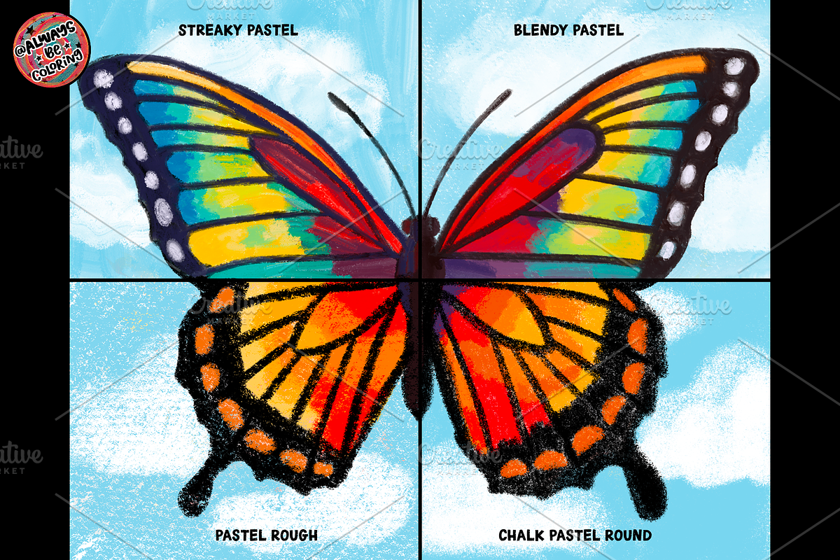 Procreate Realistic Pastels Brushes, a Brush Add-On by AlwaysBeColoring (Photo 7 of 10)