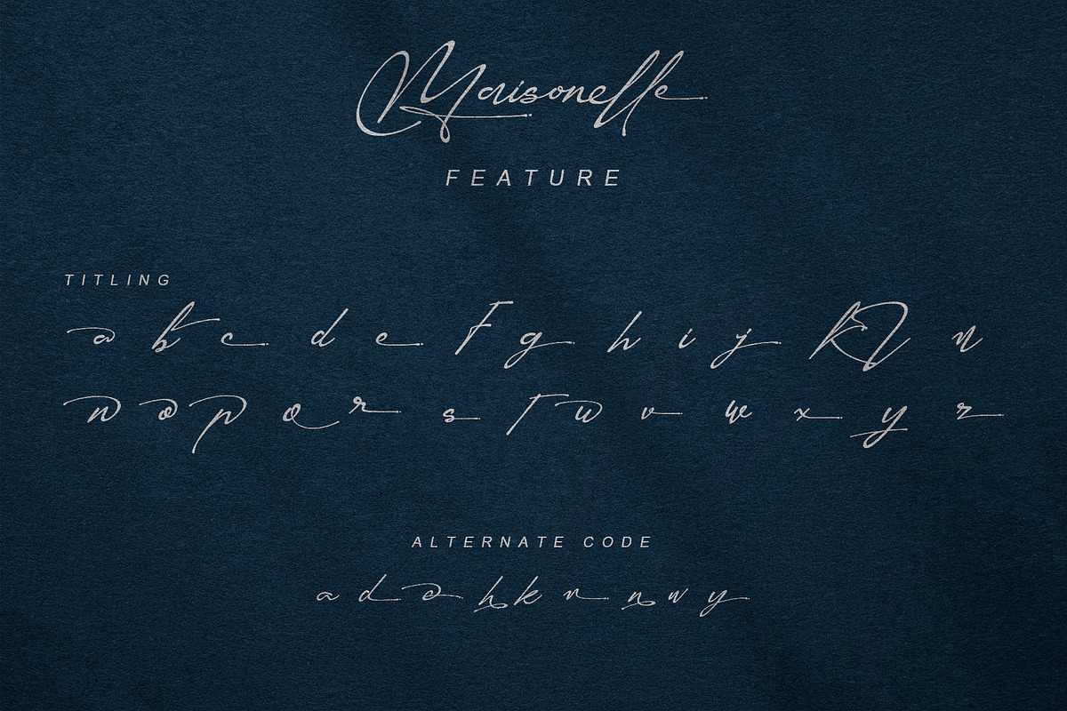 Maisonelle – Natural Signature Font, a Handwritten Font by Letterara (Photo 11 of 14)