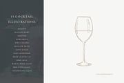 Cocktail Drinks: Vector Illustration, a Food Illustration by Sarah Ann Design (Thumbnail 4 of 6)