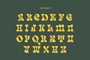 Sydney North Coast Bubble Retro Font, a Serif Font by Muntab_Art (Thumbnail 9 of 10)