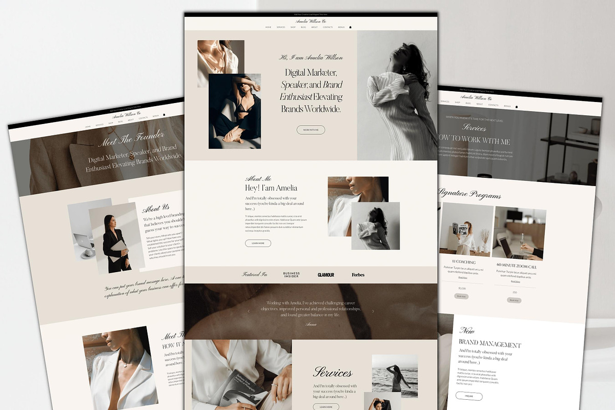 Wix Website Template for Coaches, a Wix Template by Presentibox (Photo 7 of 10)