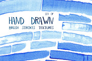 Hand drawn brush stroke textures, a Texture Graphic by Daria Maier (Thumbnail 2 of 10)