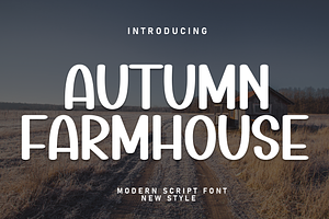 Autumn Farmhouse Script Font