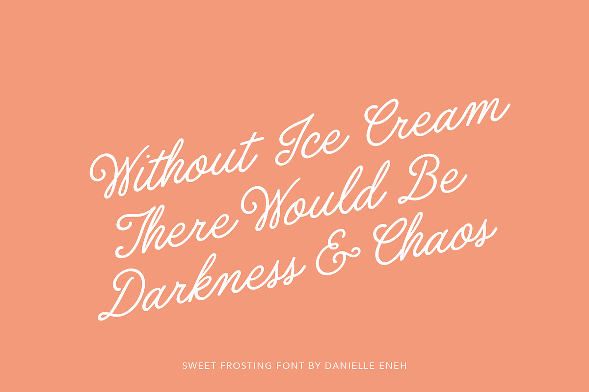 Sweet Frosting - Handwriting Font, a Handwritten Font by Danielle Eneh (Photo 6 of 11)