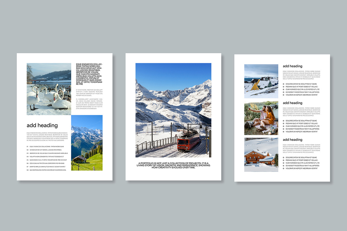 Creative Portfolio EBook Template preview 5