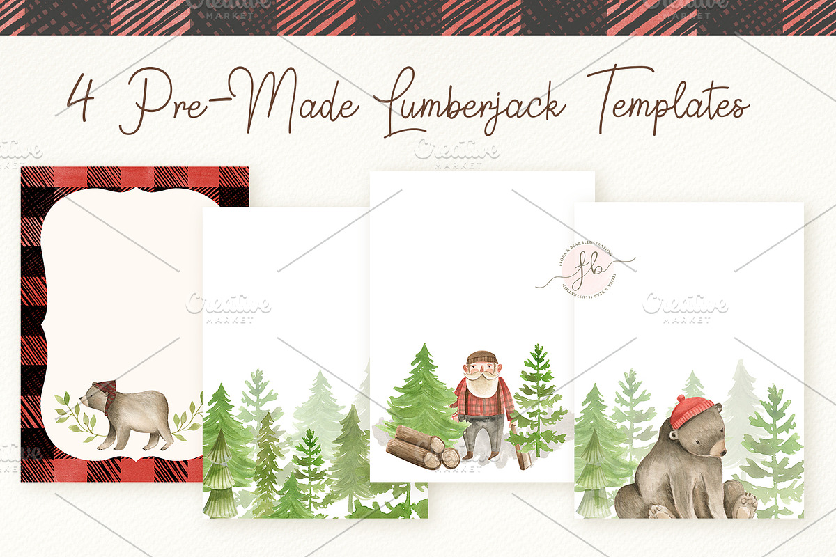 Lumberjack, an Animal Illustration by Flora+Bear (Photo 3 of 7)