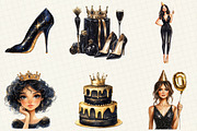 Birthday Queen Sublimation Clipart, an Illustration by OK Design (Thumbnail 4 of 5)