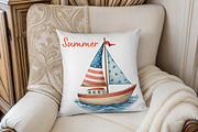 Watercolor 4th of July Clipart, a Seasonal Illustration by MockupWizard (Thumbnail 5 of 5)