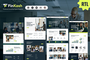 Finkash Finance Consulting Wordpress, a WordPress Template by ThemesRain