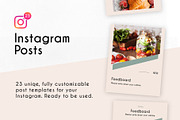 23 Instagram Posts, a Social Media Template by khoai_tây (Thumbnail 1 of 2)