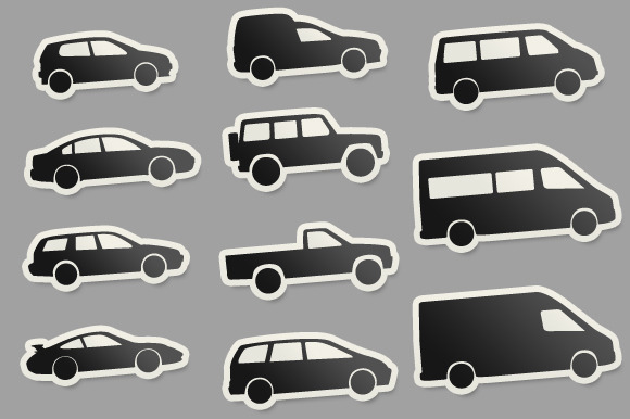 14 Automobile Autobodys Car Sticker preview 5
