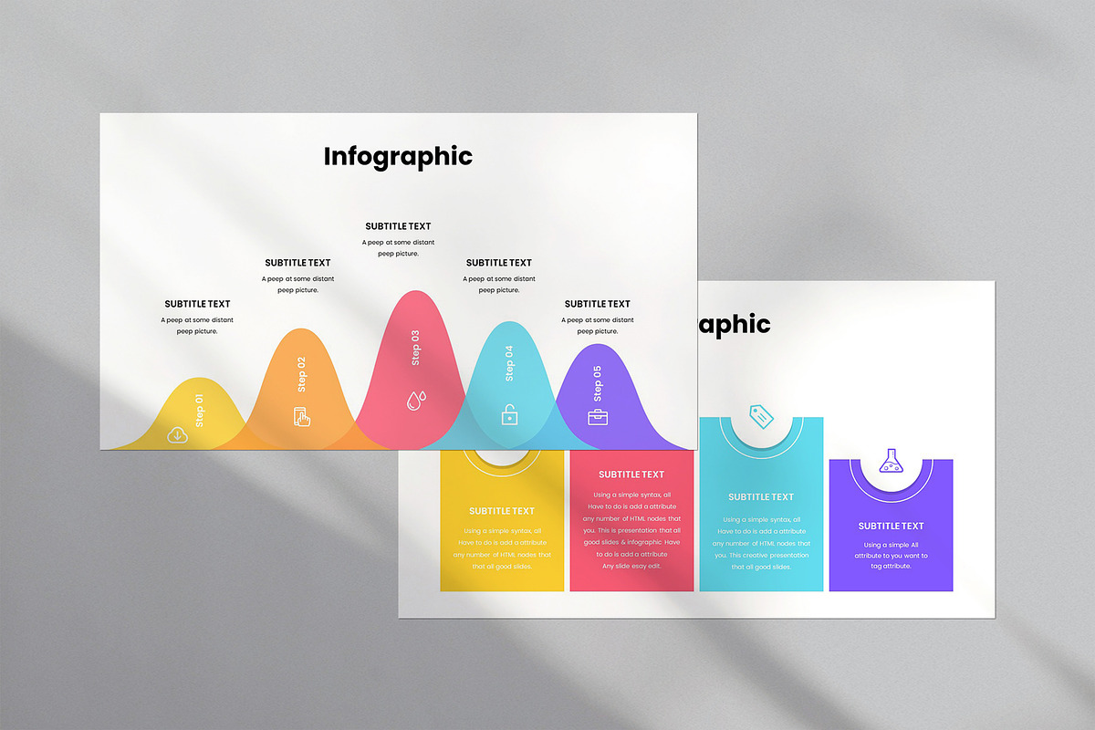 Infographic Template, a Presentation Template by CreativeSlides