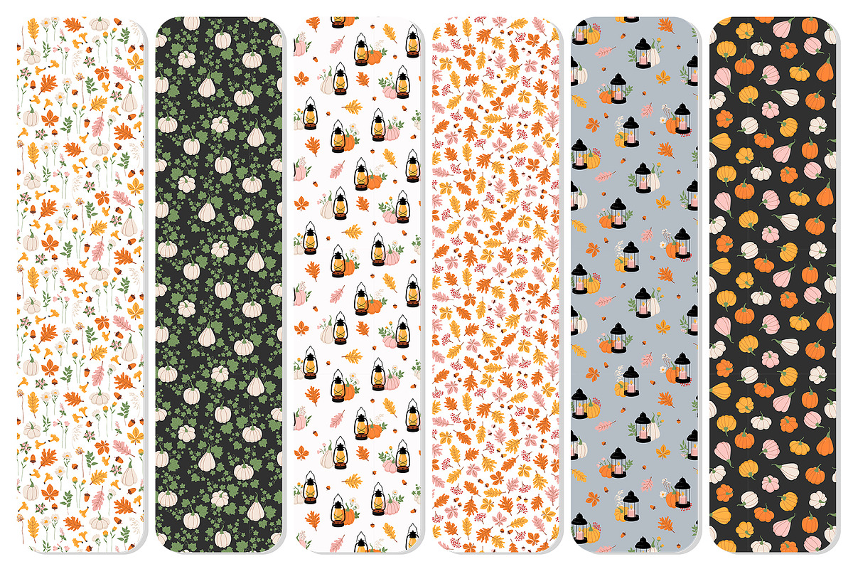 Hello Autumn clipart and patterns, a Decorative Illustration by rosypatterns (Photo 8 of 9)