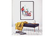 Abstract colorful musicians., a Person Illustration by Laifalight (Thumbnail 7 of 7)