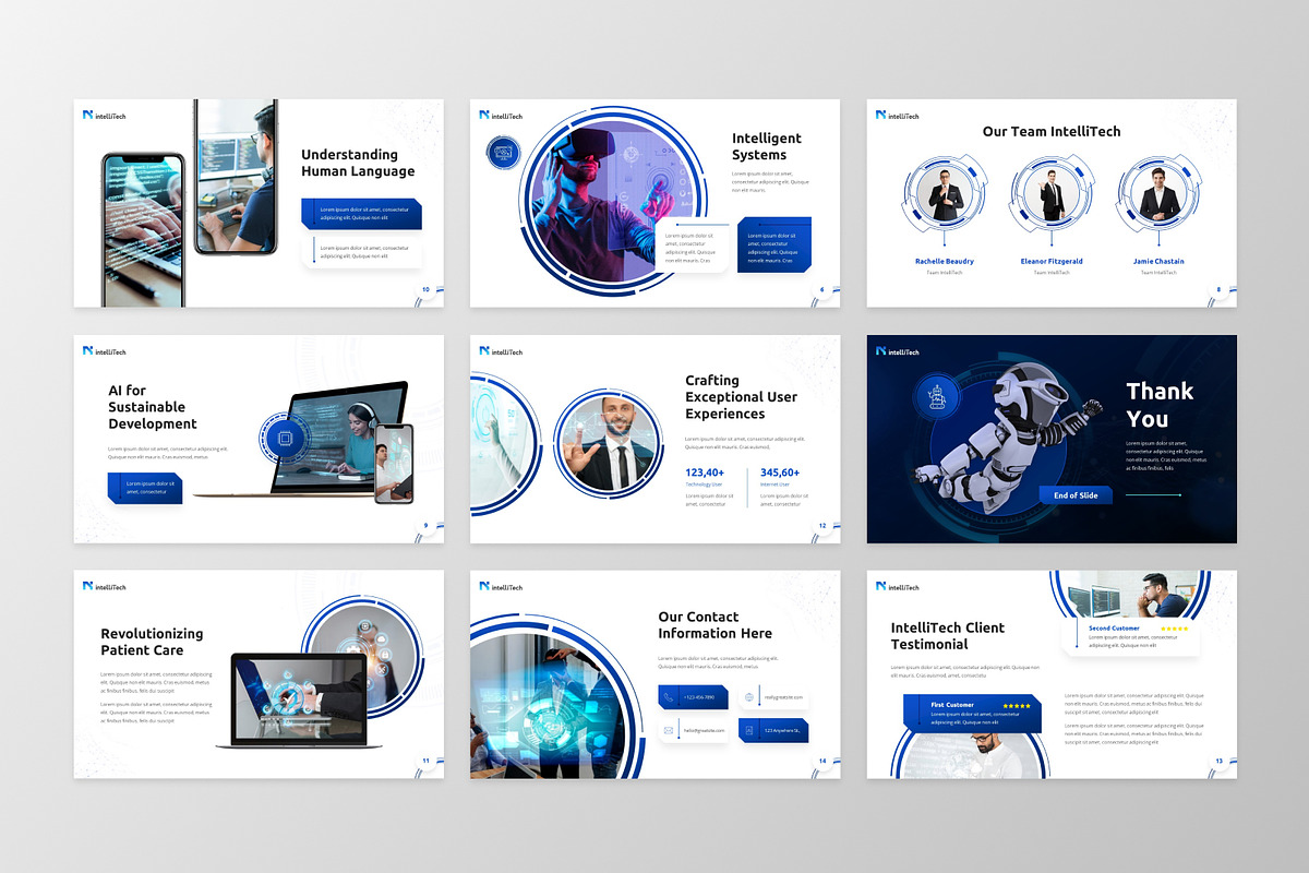IntelliTech - It & Technology Google, a Presentation Template by GraphauseProject (Photo 2 of 6)
