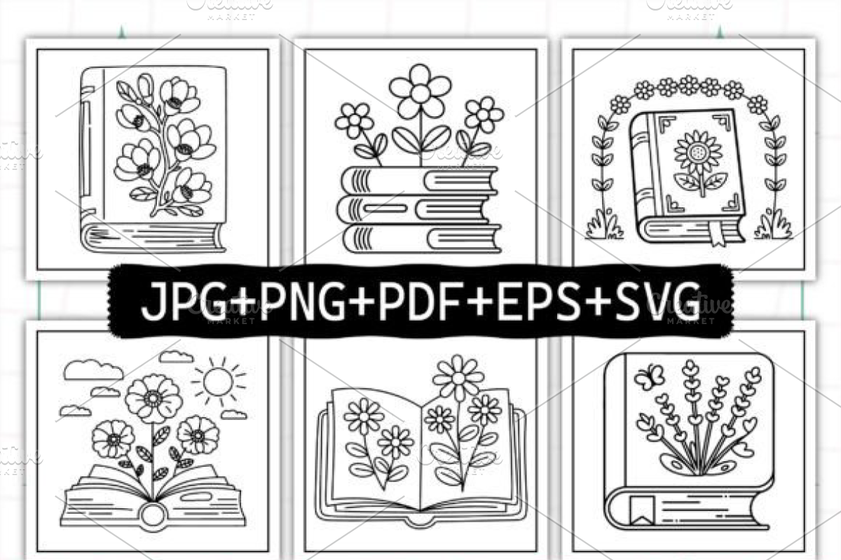 Floral Books Bold & Easy Book, a Decorative Illustration by Design Station (Photo 8 of 9)