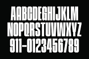 FBS Machro - Condensed Typeface, a Sans Serif Font by Febspace Studio (Thumbnail 6 of 16)