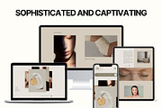 WIX Skincare website, a Wix Template by Studio Suvelle (Thumbnail 2 of 6)