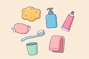 Set of bathroom accessories, an Illustration by Cmeree (Thumbnail 2 of 3)