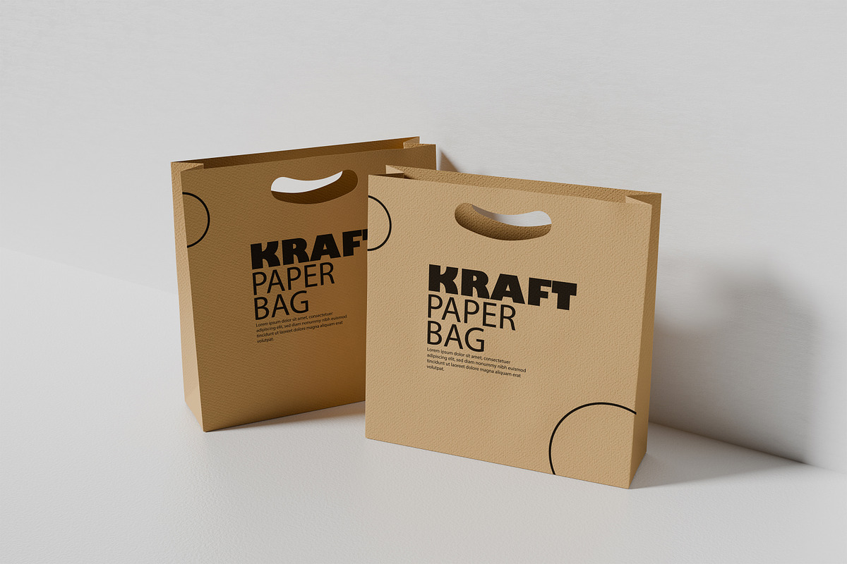 Kraft Paper Bag Mockup, a Packaging Mockup by Twins_studio926 (Photo 5 of 5)