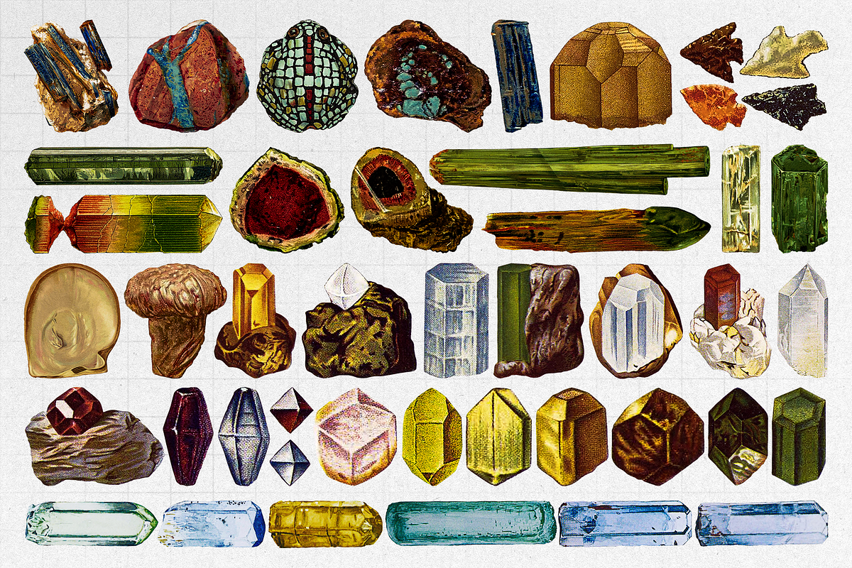 Gemstone Illustrations [1200+ PNG's], an Object Graphic by Meglenov (Photo 17 of 28)
