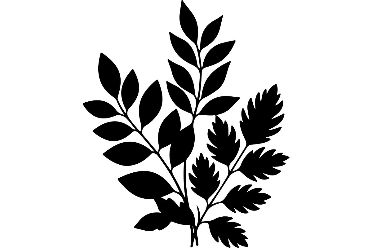 Botanical Leaf Silhouette, an Object Graphic by Creativeshirt (Photo 2 of 19)