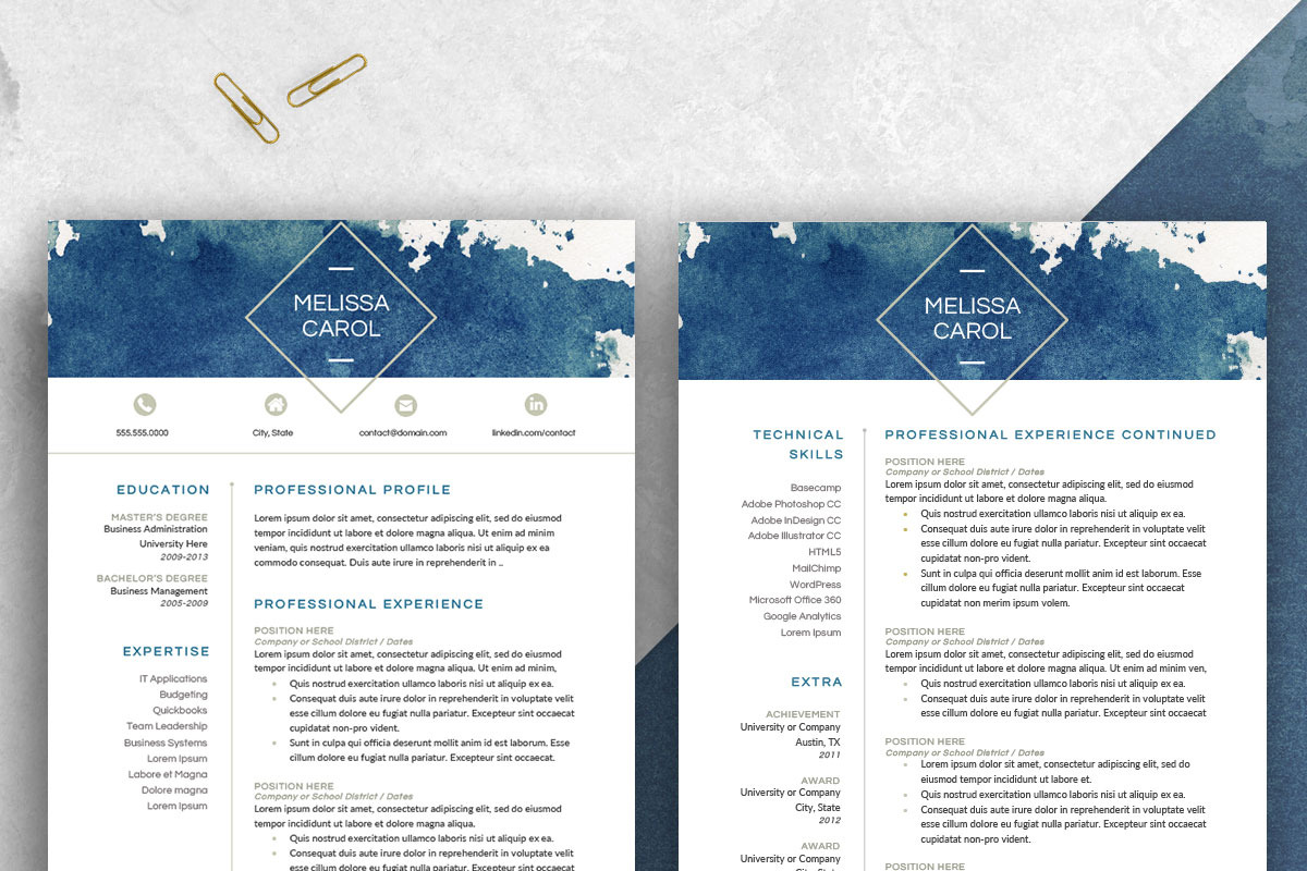 Modern Resume Template Word, a Resume Template by SharpResumeFoundry (Photo 2 of 8)