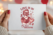 Funny Anti Valentine's Day Woman, an Illustration by DreamPrint404 (Thumbnail 3 of 7)
