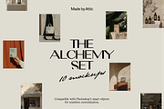 The Alchemy / 10 Mockup Set, an Advertising Mockup by Made by Attic (Thumbnail 1 of 6)