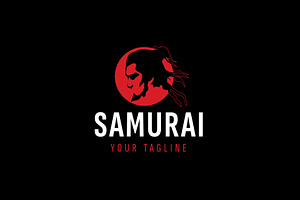 samurai logo icon illustration, a Branding & Logo Template by Dyn Studio