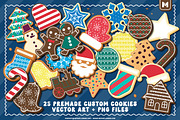Christmas Cookie Graphic Styles, an Object Graphic by Mutant Lagoon (Thumbnail 6 of 6)