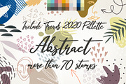 Abstract shapes brushes Procreate, a Brush Add-On by MakeMyPlaceDesign (Thumbnail 1 of 2)