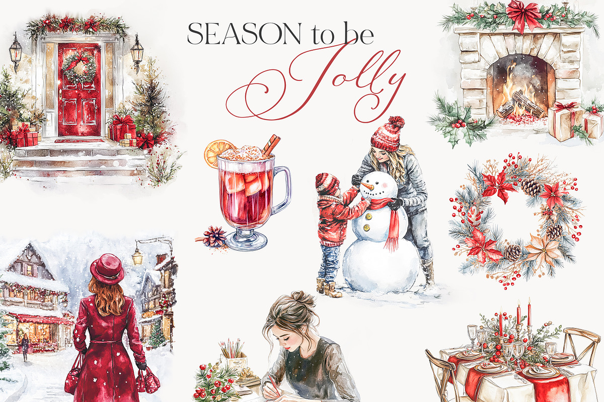New! Winter Christmas Edition, a Seasonal Illustration by Isabelle Salem (Photo 121 of 227)