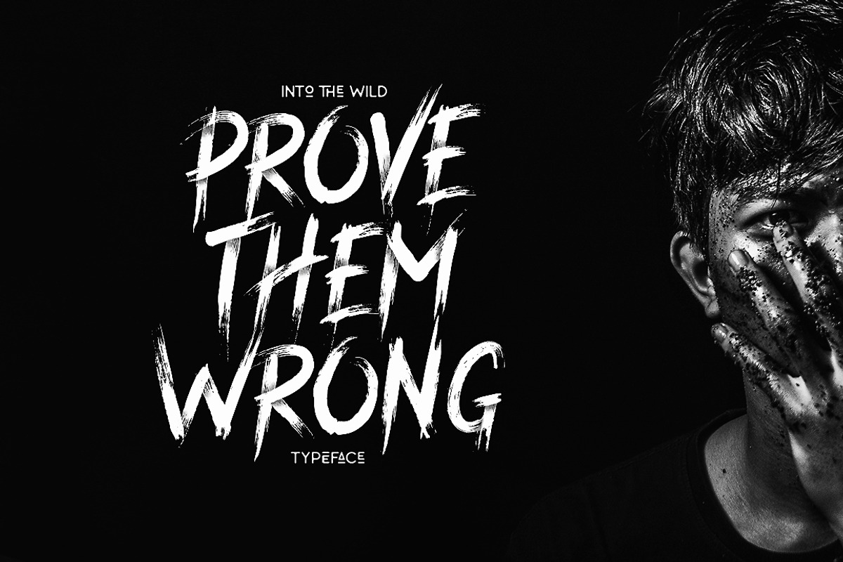 Into The Wild Typeface preview 3