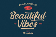 Beautiful Vibes - Bold Script Font, a Script Font by StringLabs (Thumbnail 1 of 11)