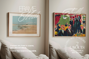 DIN A Landscape Frame Mockup