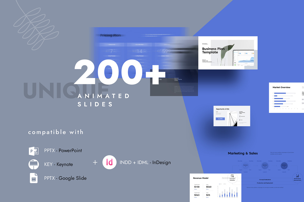 Business Plan PowerPoint Template, a Presentation Template by GoldenPixelStudio (Photo 3 of 29)
