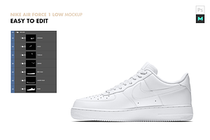 NIKE AIR FORCE 1 Low Mockup