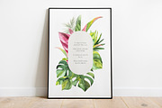 Tropical Foliage Watercolor set, a Decorative Illustration by Liliia Polos Illustration (Thumbnail 6 of 14)