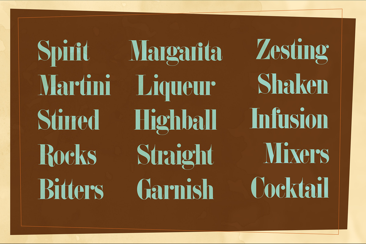 Thriftage Font + Extras, a Serif Font by Jordan Wilson (Photo 6 of 9)