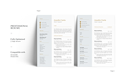 Clean Resume Template, a Resume Template by GraphicFlava (Thumbnail 2 of 8)