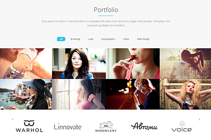 Eureka - One Page WordPress Theme