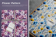 Botanical Summer Flower Pattern Set, a Pattern Graphic by Vibrand Studio (Thumbnail 9 of 12)
