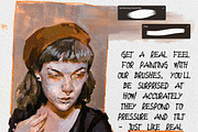 Gouache Brushes For Procreate, a Brush Add-On by BrushArchive (Thumbnail 2 of 11)