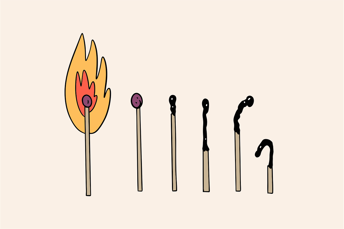 Matches & Fire Illustrations, an Object Illustration by Oktyabr (Photo 2 of 6)