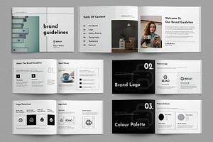 Brand Guideline Template, a Brochure Template by ContestDesign