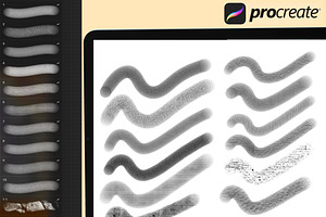 150 Procreate Paper Texture Brushes