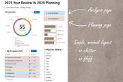 2025 Review & 2026 Planner Template, a Templates & Theme by PSD templates and Photos (Thumbnail 4 of 7)
