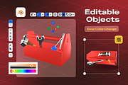 Tools and Safety Construction 3D, an Architecture 3D Model by Burntilldead (Thumbnail 4 of 7)