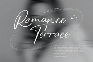 Romance Terrace - Script Brush